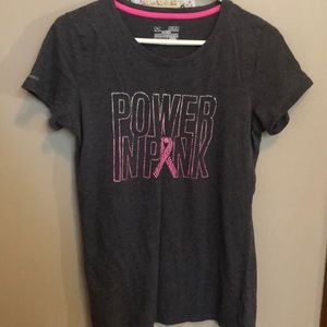 Under armor breast cancer T-shirt